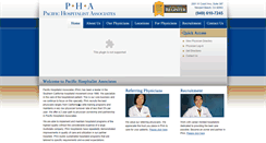 Desktop Screenshot of pacifichospitalists.com